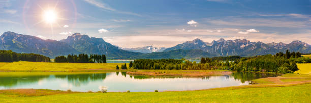istock beautiful panoramic landscape in Bavaria, Germany 1282297325