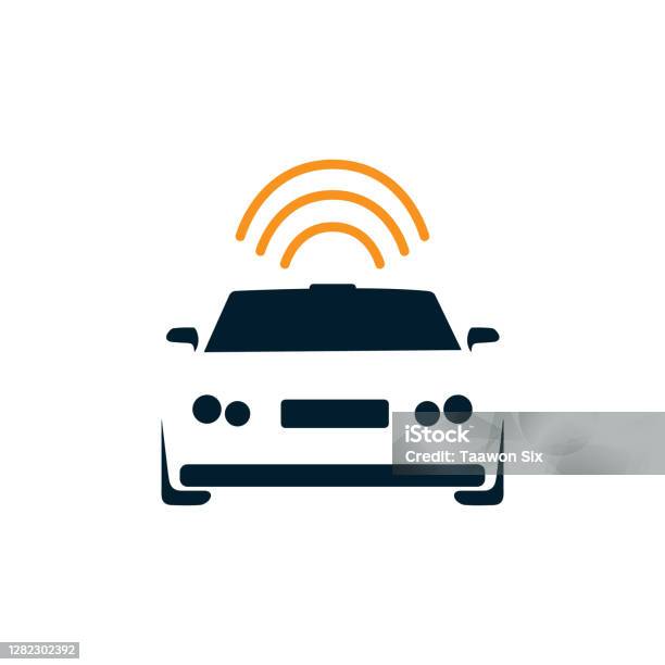 Drive Car Vector Autonomous Self Driving Car Vector Image Design Illustration Stock ...
