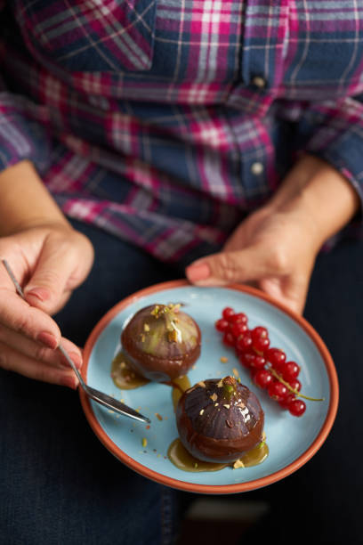 istock Fresh Figs with Chocolate and Honey 1282304114