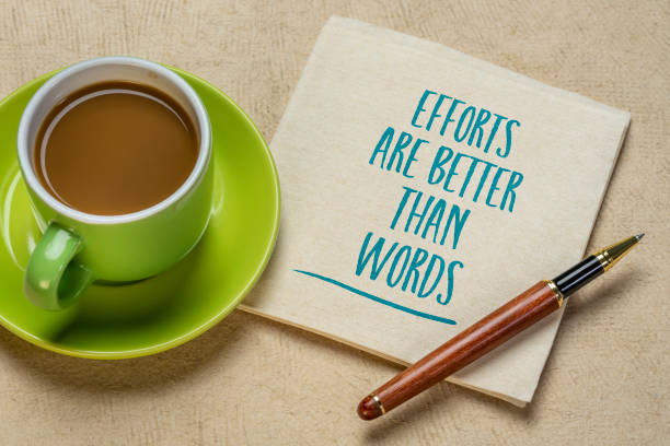 istock efforts are better than words inspirational quote 1282307550