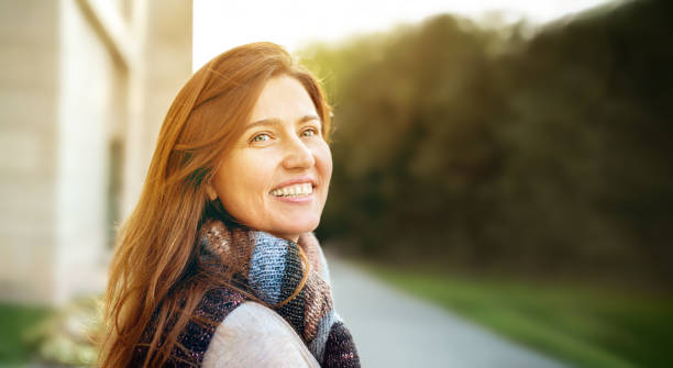 istock Confident woman with a beautiful smile. 1282308657