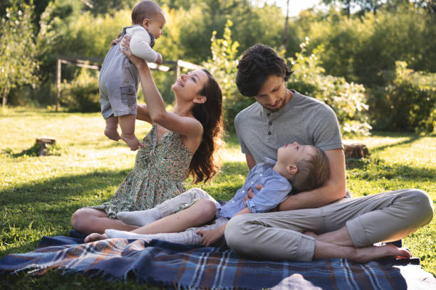 istock Millennial family during summertime 1282310341