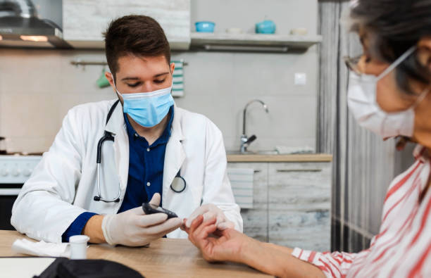 istock The doctor visiting the patient at home 1282313066