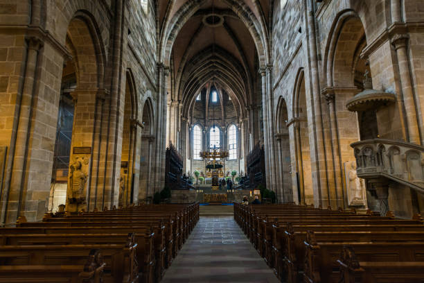 istock Interior of Bamberg Cathedral in Bamberg, German 1282313472