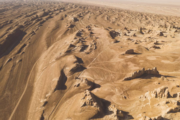 istock Hills and erosion terrain, natural background. 1282317429