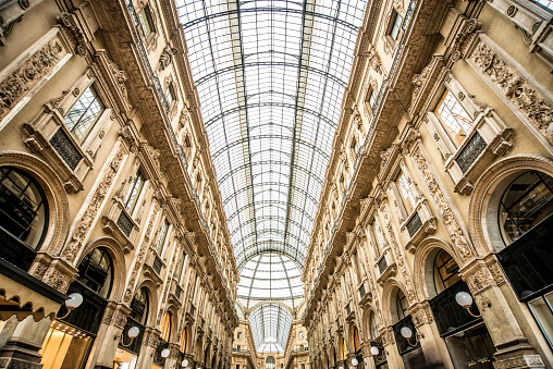 Beautiful Gallery Vittorio Emanuele II In Milano, Italy