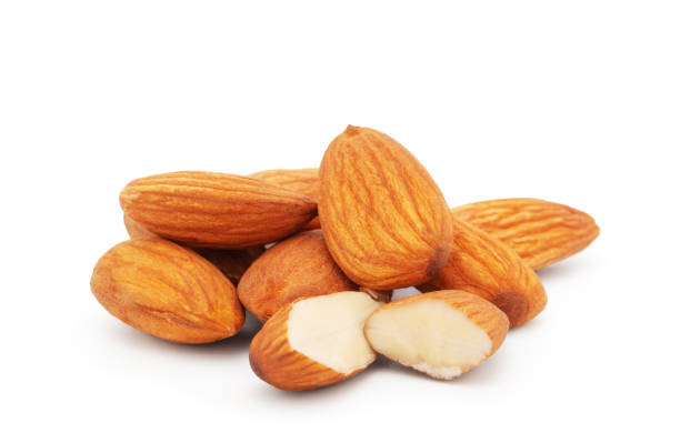 istock Almond isolated on white background 1282319896