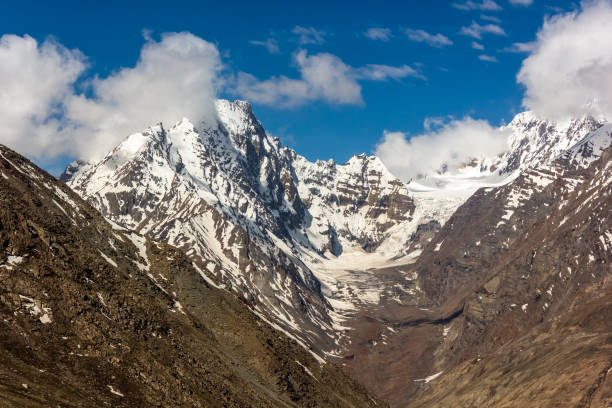 istock Snow capped Himalayan peaks at Kunzum La 1282320141