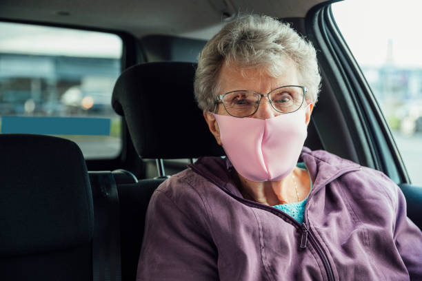 istock Senior Woman in the Car 1282321976
