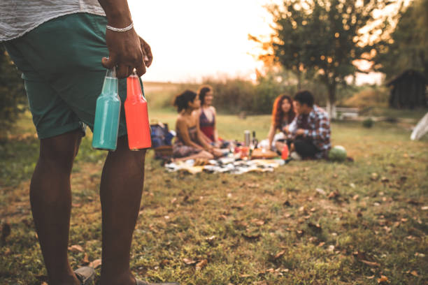 istock Bringing delicious drinks to my friends' picnic 1282322742