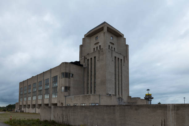 the building of the transmitter Radio Kootwijk Kootwijk,Holland,18-okt-2020:The building Radio Kootwijk,The transmitters played an important role in the 20th century as a communication facility between the Netherlands and its colony hystoric stock pictures, royalty-free photos & images