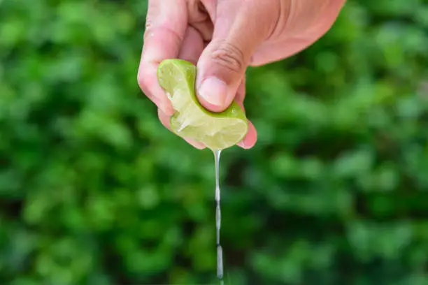 crush the Lemon juice for cooking