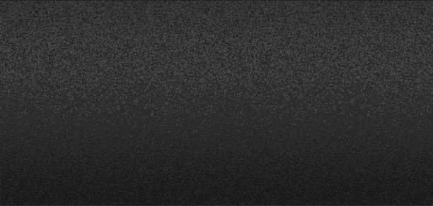 illustrations, cliparts, dessins animés et icônes de illustration de vecteur de fond de grunge foncé d’acier de métal, texture granuleuse noire de matière d’asphalte de stipple, conception vide de fond vide métallique ou de cuir - metal rusty backgrounds textured