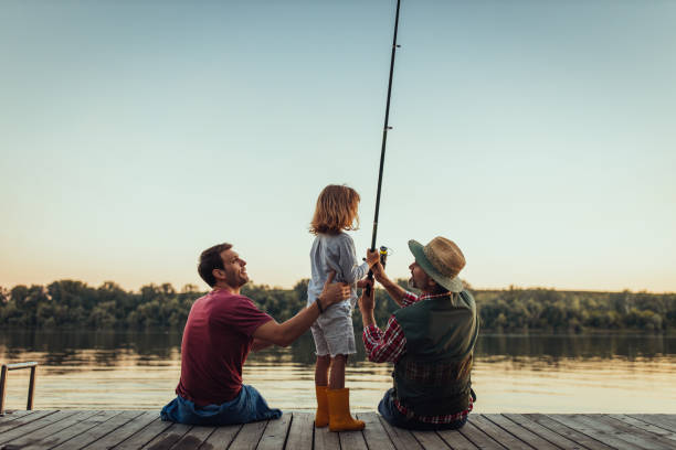istock Fishing is their favourite hobby 1282329642