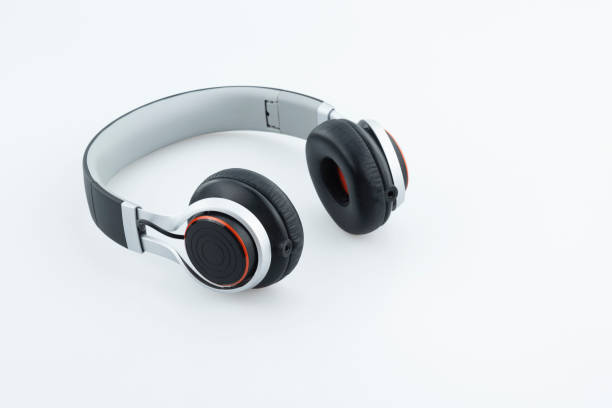 istock Wireless Bluetooth over-ear headphones on white background 1282329806