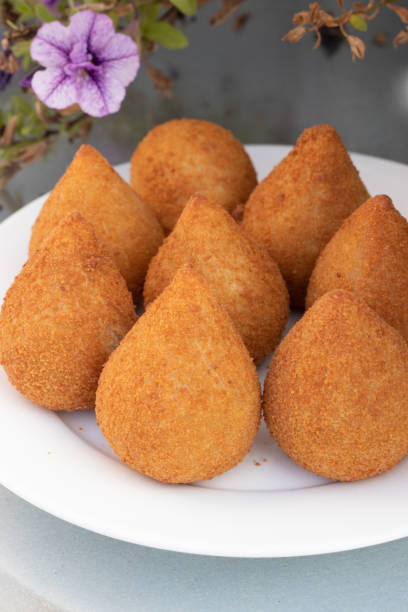 istock Coxinha, Brazilian Fried Chicken Snack 1282335594