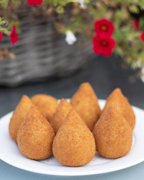 istock Coxinha, Brazilian Fried Chicken Snack 1282335973
