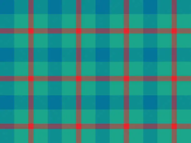 Vector illustration of seamless tartan check