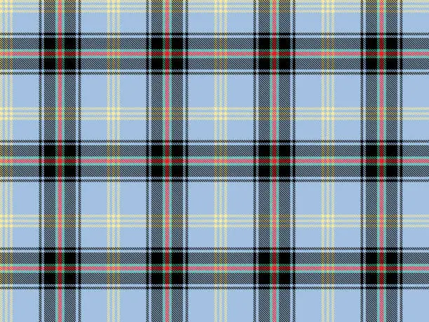 Vector illustration of seamless tartan check