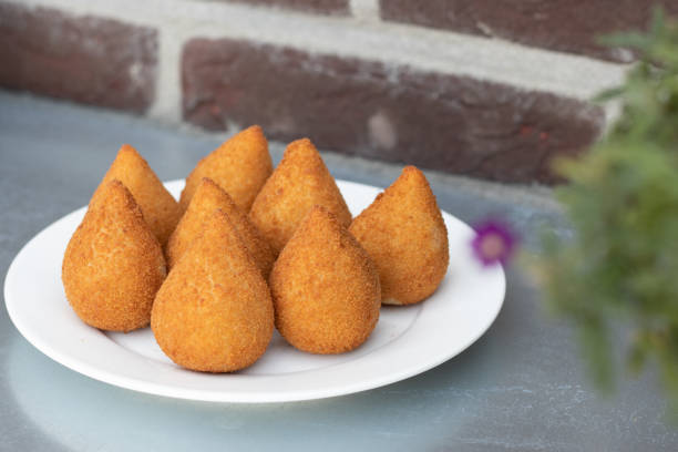 istock Coxinha, Brazilian Fried Chicken Snack 1282337009