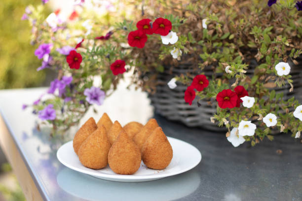 istock Coxinha, Brazilian Fried Chicken Snack 1282337421