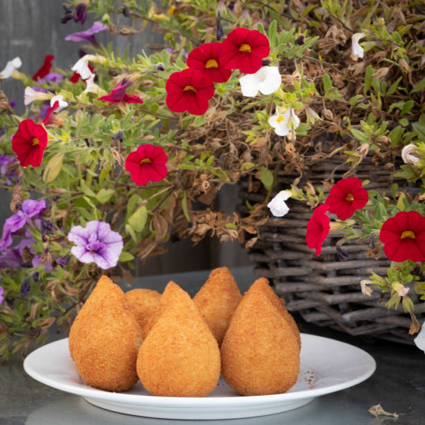 istock Coxinha, Brazilian Fried Chicken Snack 1282337561