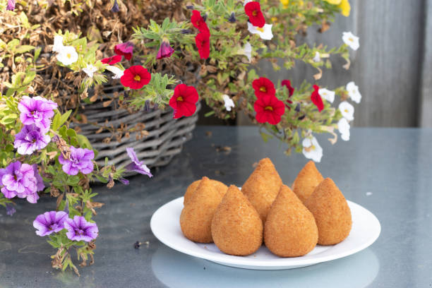 istock Coxinha, Brazilian Fried Chicken Snack 1282338523