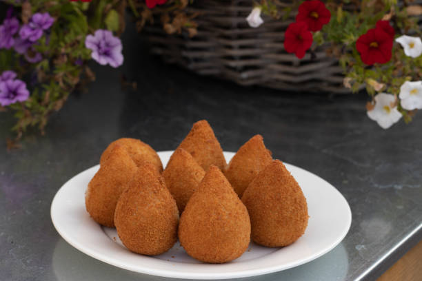 istock Coxinha, Brazilian Fried Chicken Snack 1282338524