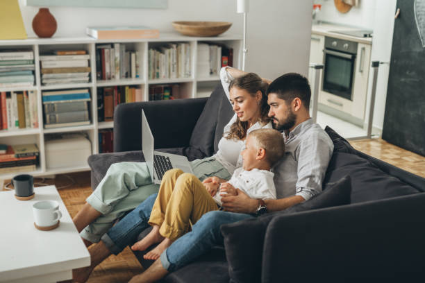 istock family enjoying time at home 1282338697