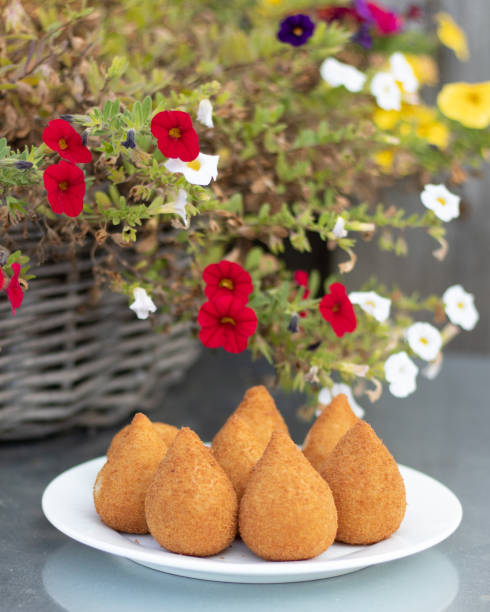 istock Coxinha, Brazilian Fried Chicken Snack 1282341138
