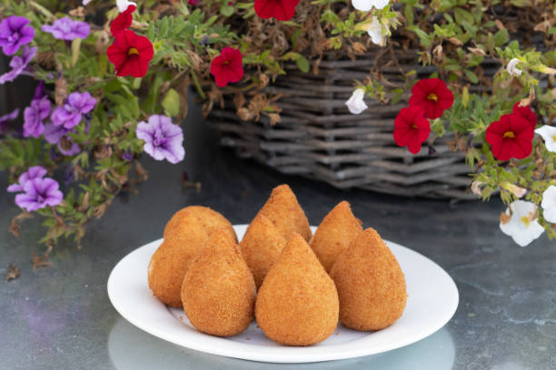 istock Coxinha, Brazilian Fried Chicken Snack 1282341908