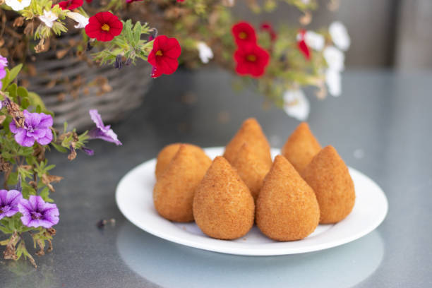 istock Coxinha, Brazilian Fried Chicken Snack 1282342334