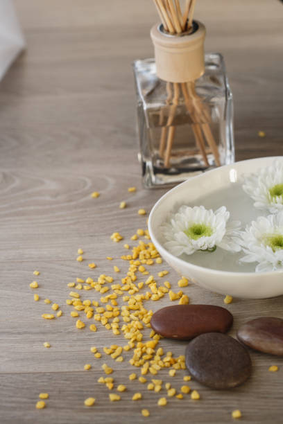 istock Everything is ready for aromatic massage session in a spa center 1282342356