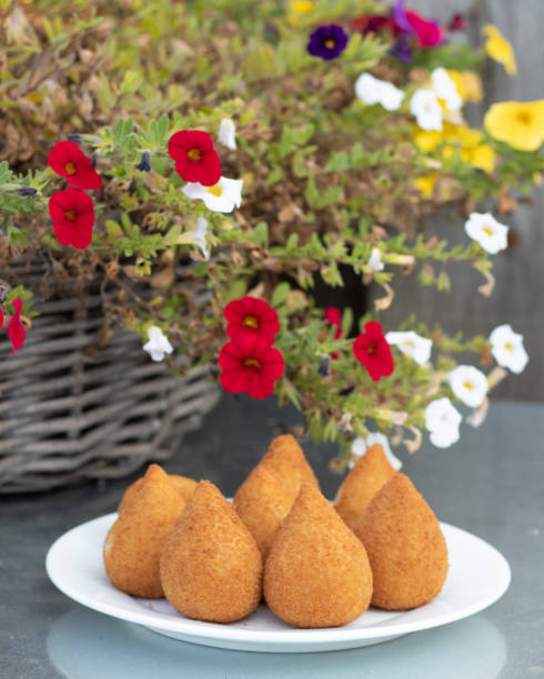 istock Coxinha, Brazilian Fried Chicken Snack 1282342991