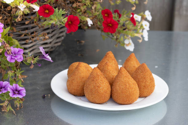 istock Coxinha, Brazilian Fried Chicken Snack 1282343619