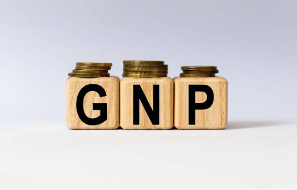 istock cubes with the word GNP on them. Care concept. 1282345247