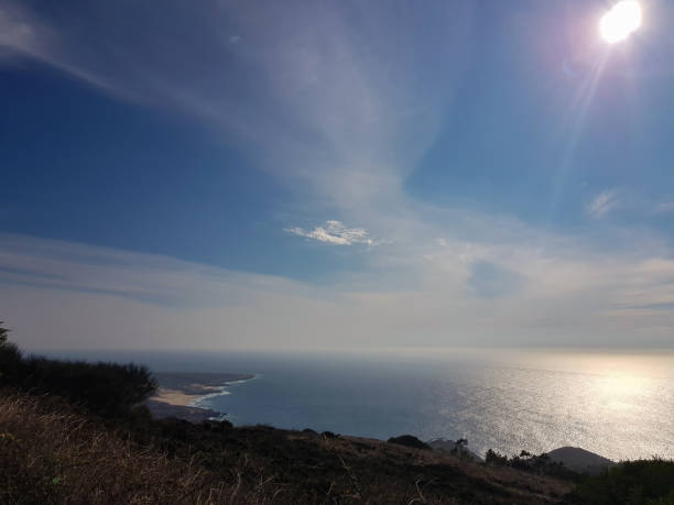 istock High view of beach, sea and sky 1282346950