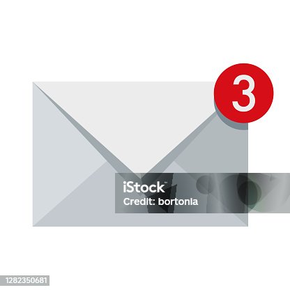 istock Email Icon on Transparent Background 1282350681