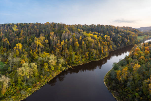 istock River Gauja next to Sigulda, Latvia 1282357759