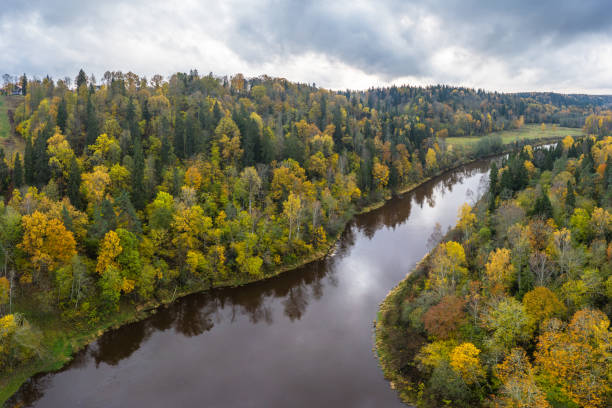 istock River Gauja next to Sigulda, Latvia 1282358280