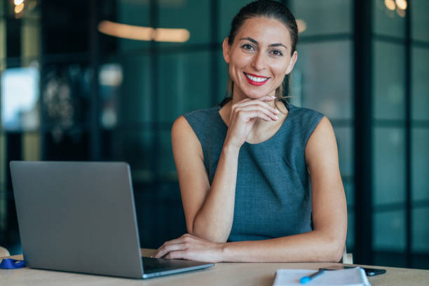 istock Young Business woman at office 1282367349