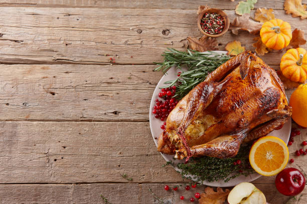 istock Roasted turkey dish for Thanksgiving dinner 1282369182