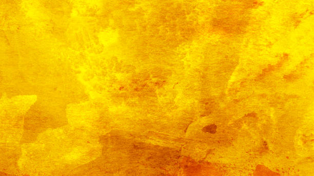 istock Halloween rough yellow and orange watercolor background 1282371420