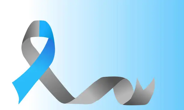 Vector illustration of Diabetic Disease Awareness Ribbon