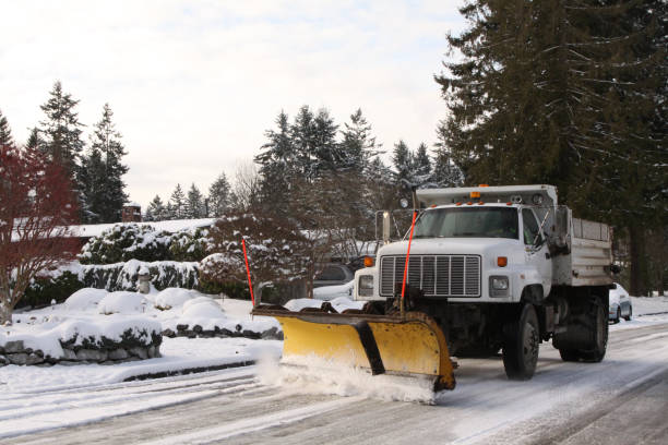 istock Snow Plow On City Street 1282376874