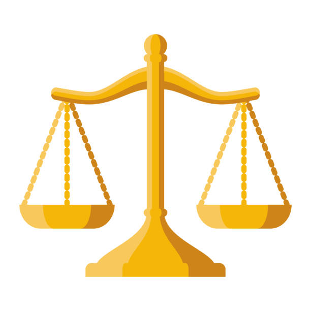 透明背景上的司法圖示的尺度 - scales of justice 幅插畫檔、美工圖案、卡通及圖標