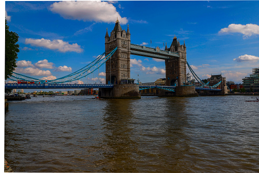 World famous bridge in london