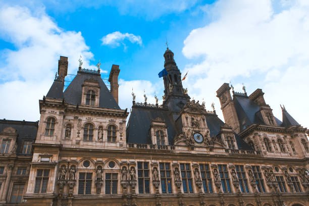 istock Facade of Paris City Hall 1282385398