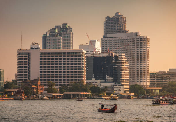 istock Bangkok Skyline at Sunset 1282386222