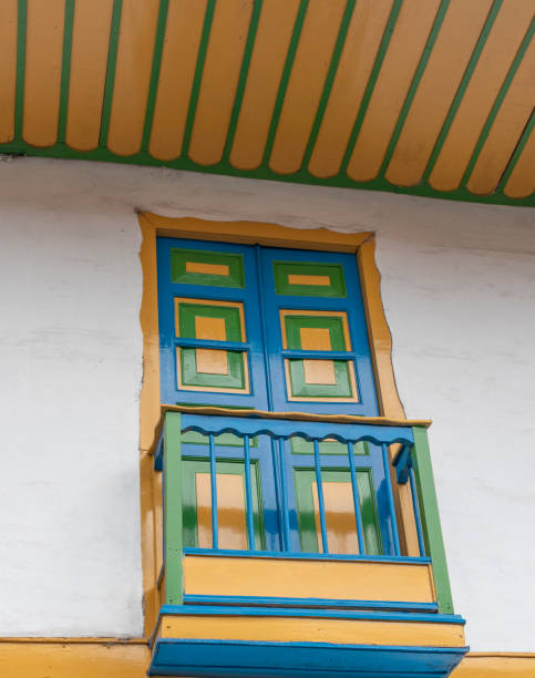 istock Colorful Balconies and windows 1282387057